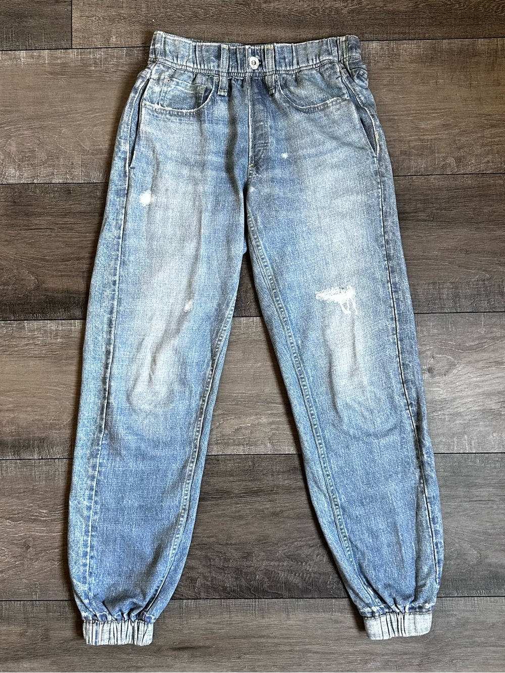 rag & bone Miramar Light Wash Denim Jogger Sweatpant Jeans